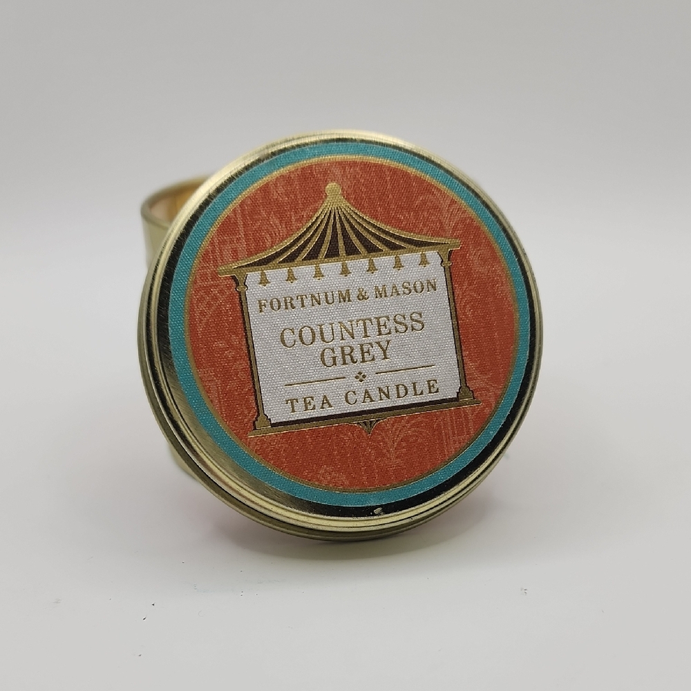 RARE Fortnum & Mason UK Countess Grey Tea Scented Travel Candle 70g 2.5 oz